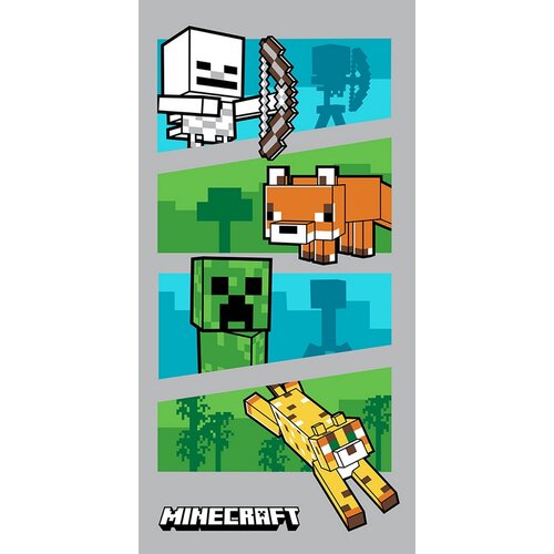 Carbotex Dětská osuška Minecraft Zvířátka