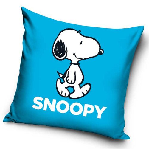 Carbotex Povlak na polštářek Snoopy Blue