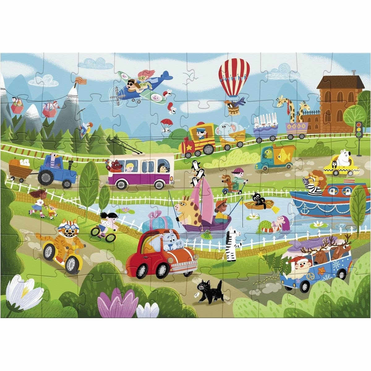 Dodo Puzzle Doprava na venkově