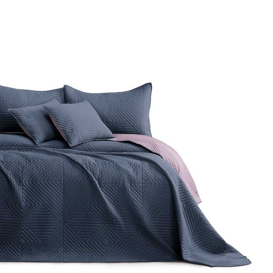 AmeliaHome Přehoz na postel Softa charcoal - mauve