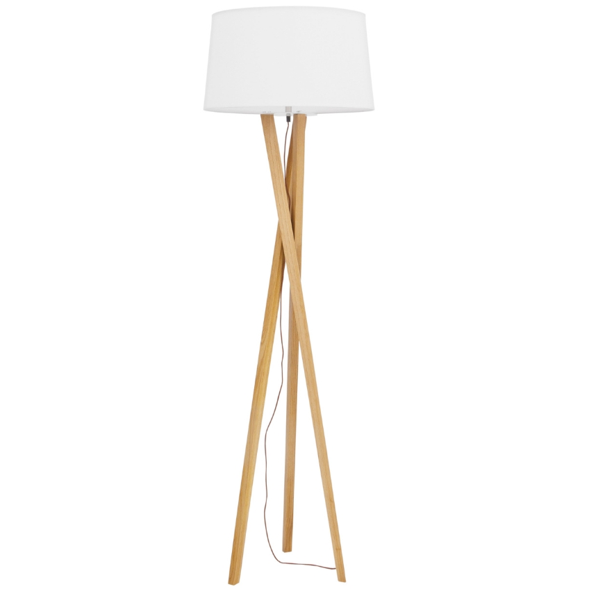 Bílá stojací lampa Nova Luce Salino 160 cm