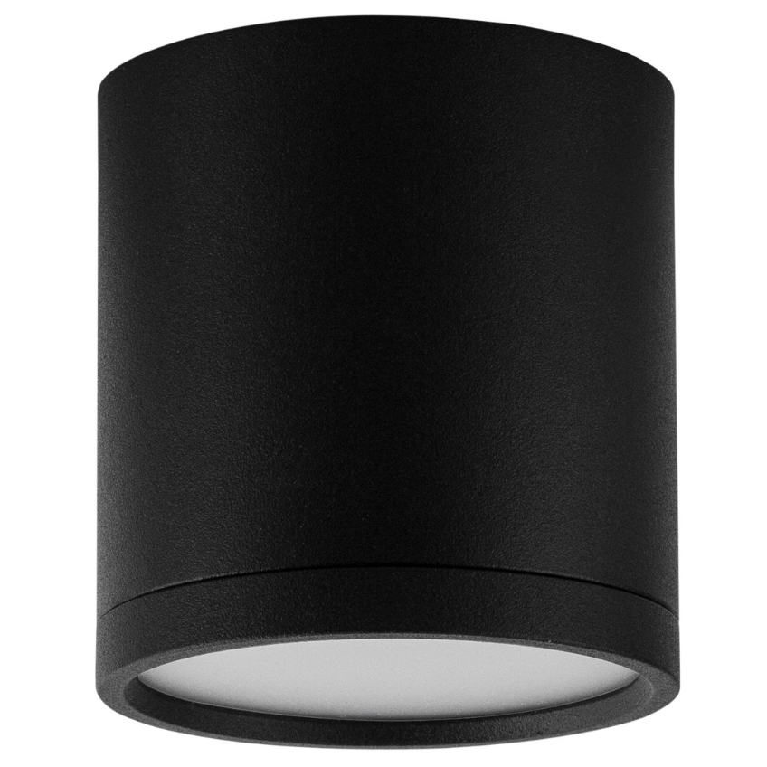 Černé kovové stropní LED světlo Nova Luce Garf 7 cm