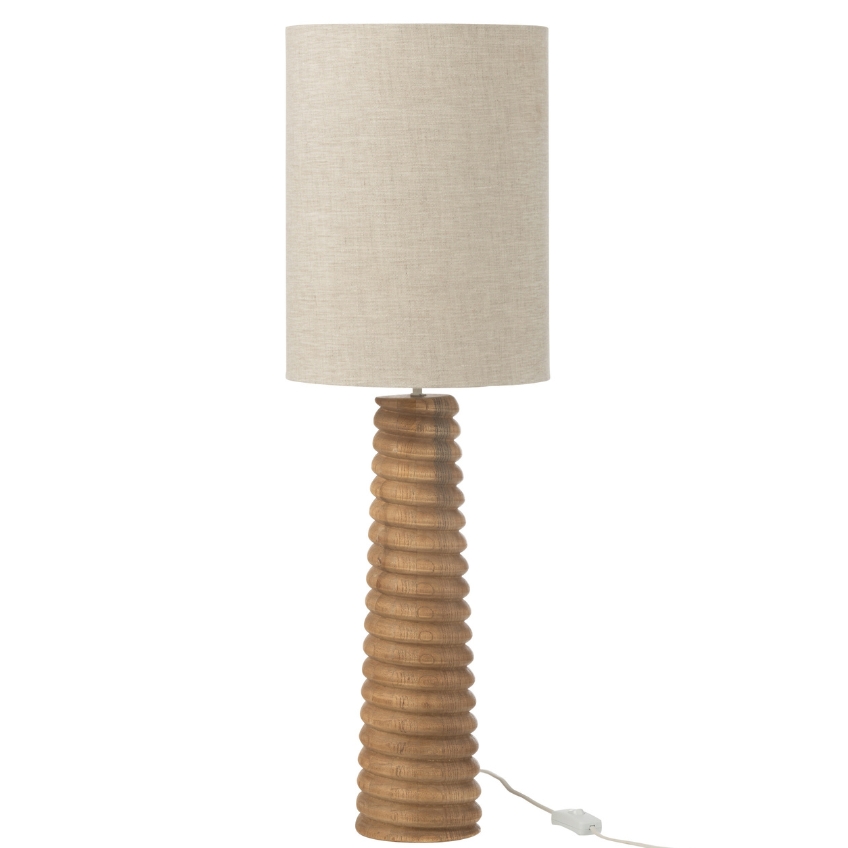 Dřevěná stolní lampa J-line Ailan 85 cm