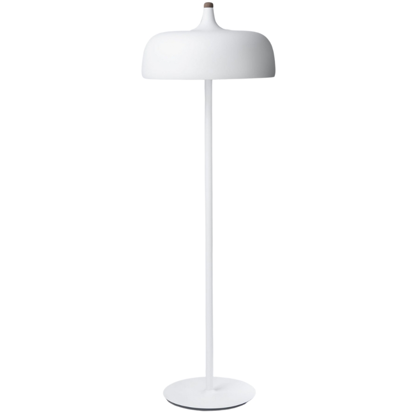 Northern Bílá kovová stojací lampa Acorn 148 cm