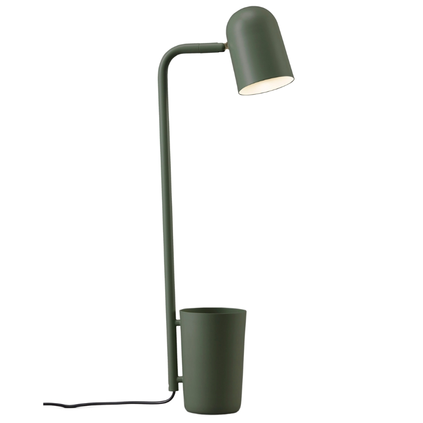 Northern Tmavě zelená kovová stolní lampa Buddy