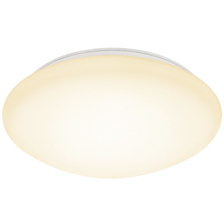 Opálově bílé stropní LED světlo Halo Design Basic 38 cm se stmívačem