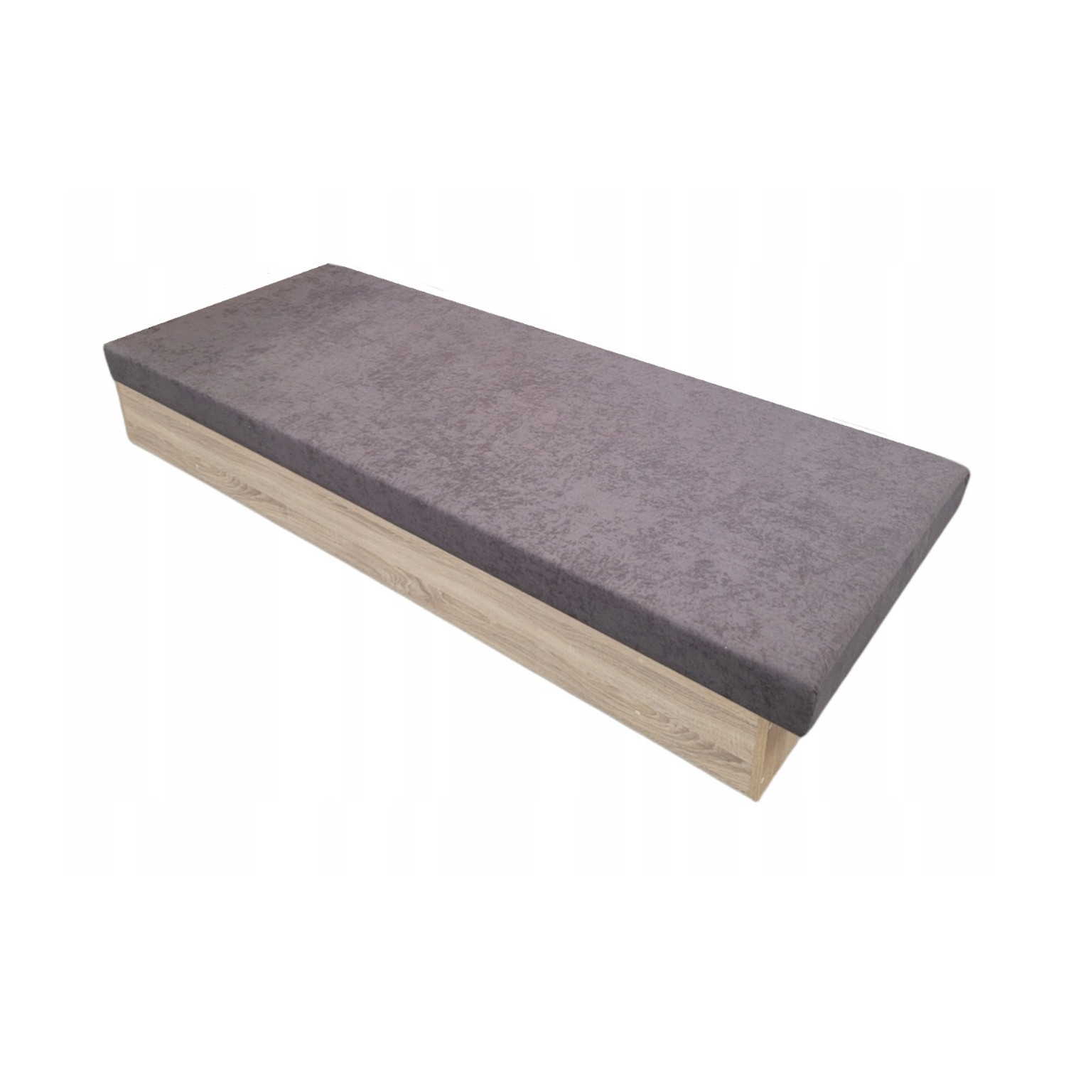 Válenda Silver C90 - 90x200 cm Béžová Panty vpravo Dub sonoma