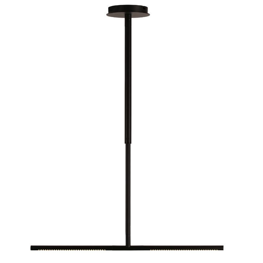 Umage Černé kovové závěsné LED světlo Omni 74 cm