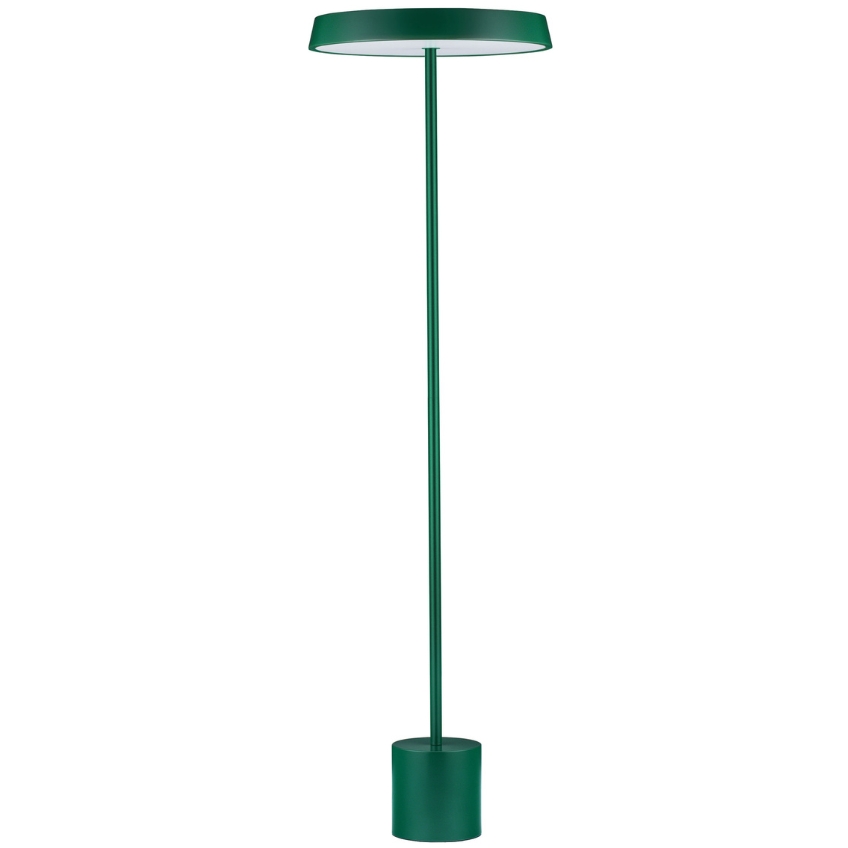 Zelená kovová stojací LED lampa Nova Luce Vetro 136 cm