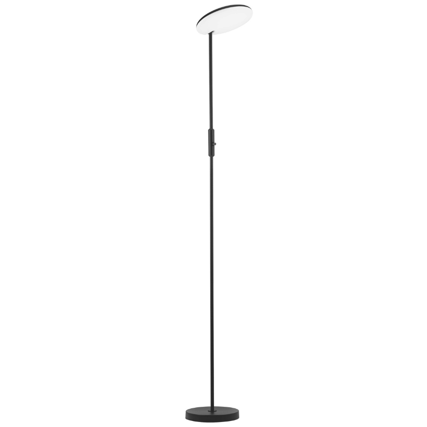 Černá kovová stojací LED lampa Nova Luce Notos 205 cm