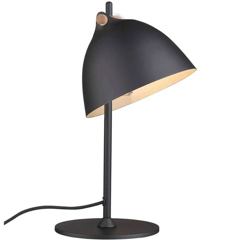 Černá kovová stolní lampa Halo Design Arhus