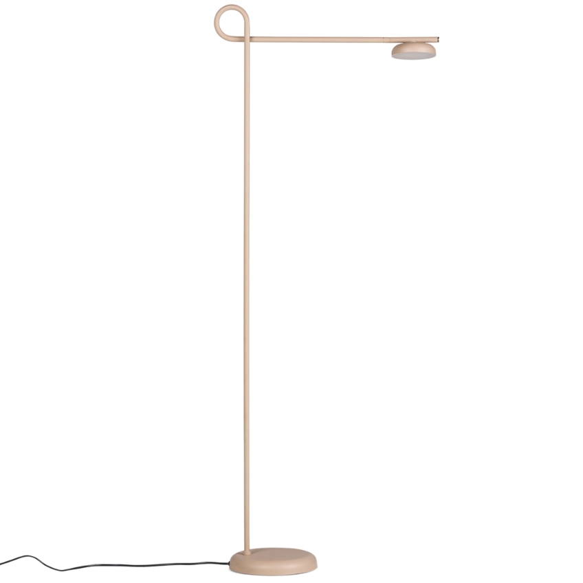 Northern Béžová kovová stojací LED lampa Salto 127 cm